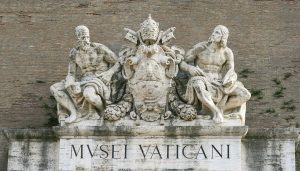 Vatican Museums Entrance, Rome, Italy.