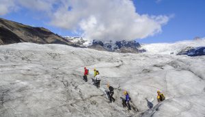 Glacier walking
