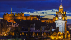edinburgh at night