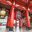 The grand red entrance gate and giant lanterns of Sensō-ji Temple in Asakusa, Tokyo—Japan’s oldest temple and a key site for learning about Buddhist traditions, Japanese history, and cultural heritage.