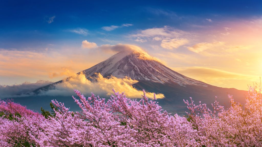 Tokyo skyline with Mount Fuji in the distance — ideal feature image for a Japan school trip.